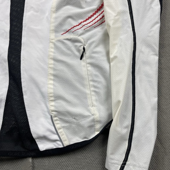 Gore Running Wear Jacket Womens Small White Windstopper Active Shell Full‎ Zip - Picture 9 of 15